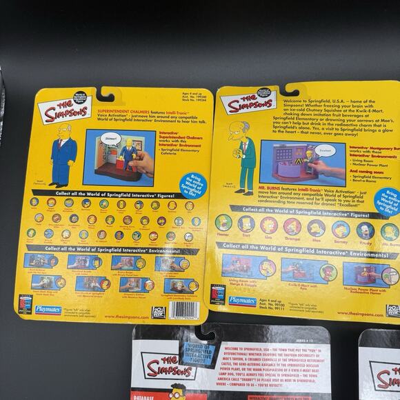 Lot Of 5 New Vintage The Simpson Vinyl Action Figures Sealed Krusty Mr Burns VGC - Picture 8 of 10